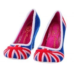 Iconic By Irregular Choice Platinum Patty