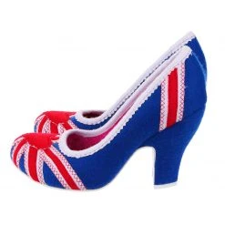 Iconic By Irregular Choice Platinum Patty