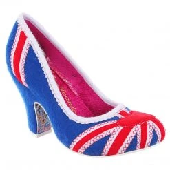 Iconic By Irregular Choice Platinum Patty