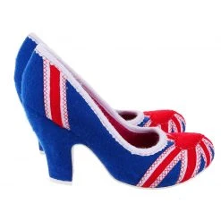 Iconic By Irregular Choice Platinum Patty