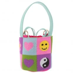 Irregular Choice Bags Stickers And Smiles Bag