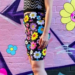 Irregular Choice Clothing Flower Dripping Shorts