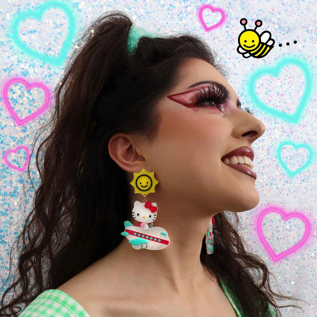 Irregular Choice X Kitty Air Earrings 5 Irregular Choice X Kitty Air Earrings