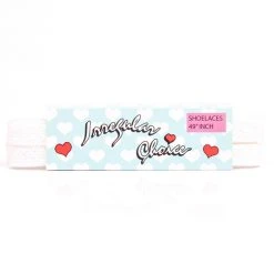 Irregular Choice Shoe Laces White Everything