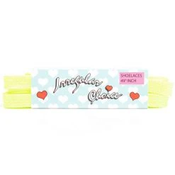 Irregular Choice Everything Shoe Laces Yellow