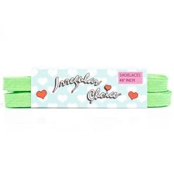 Irregular Choice Shoe Laces Green